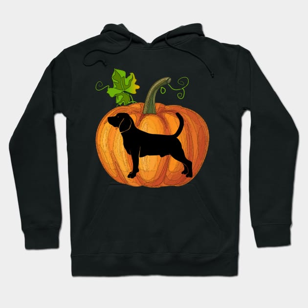 Beagle in pumpkin Hoodie by Flavie Kertzmann